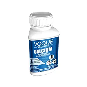 Vogue Wellness Calcium with Vit. D3 & Vit. K27 Soft Gel Capsules